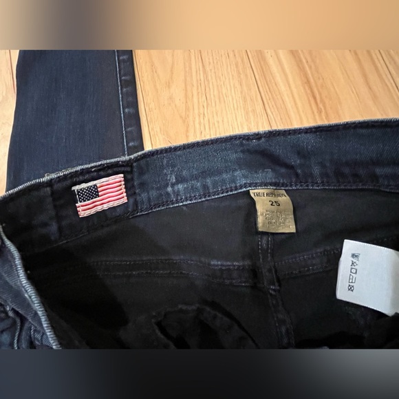 True Religion Dark Blue Skinny Stretchy Jeans - Women’s Size 25 - Picture 4 of 8